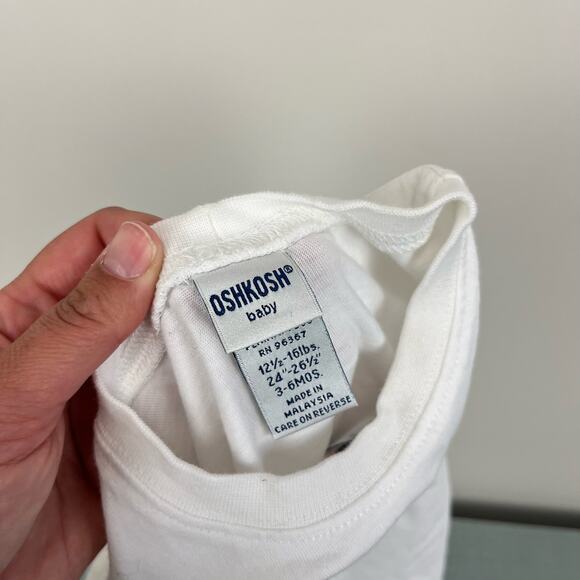 Vintage OshKosh B'gosh Fish Tee 3-6 Months - Picture 4 of 8